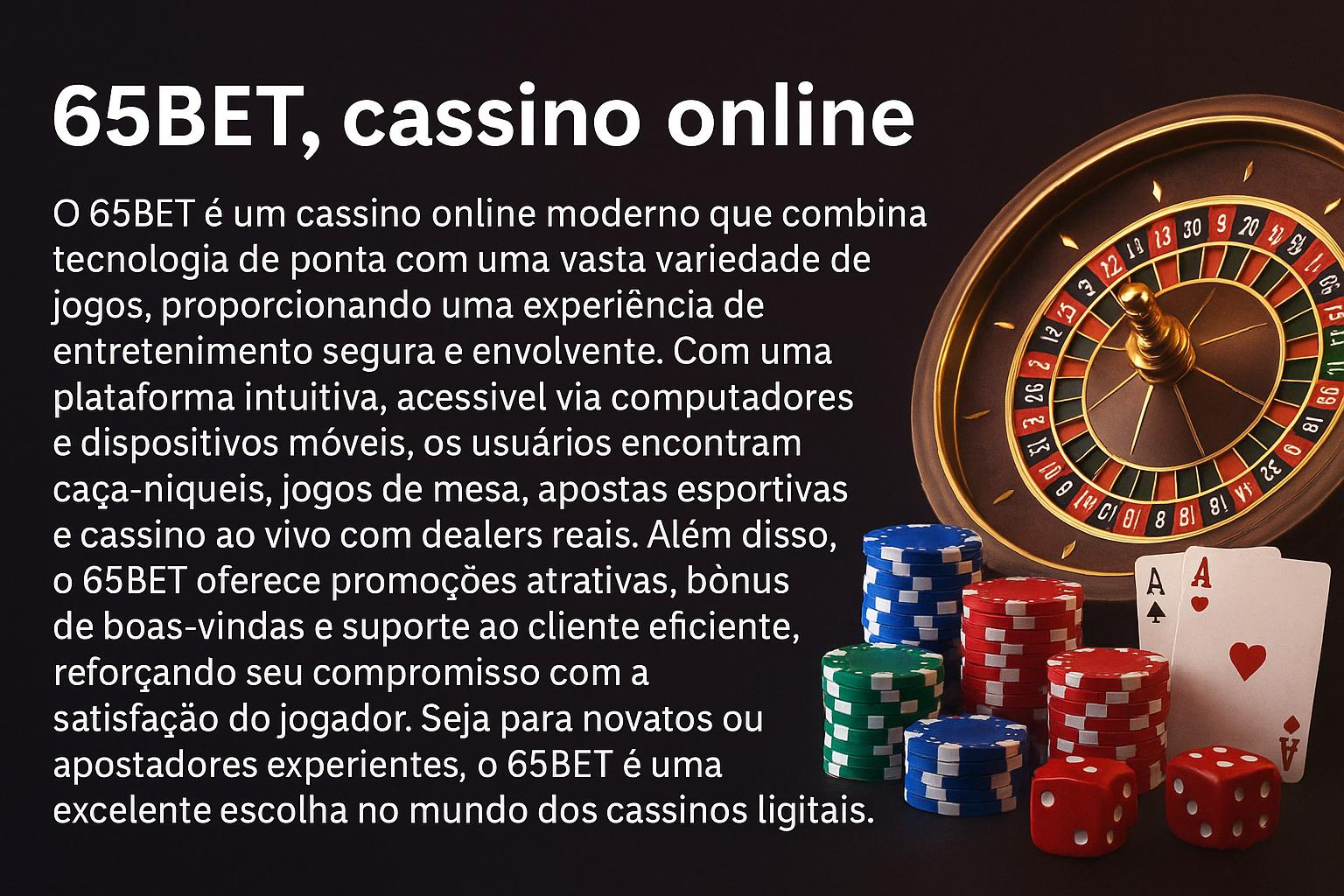 Jogos de cassino online inovadores e emocionantes na 65BET